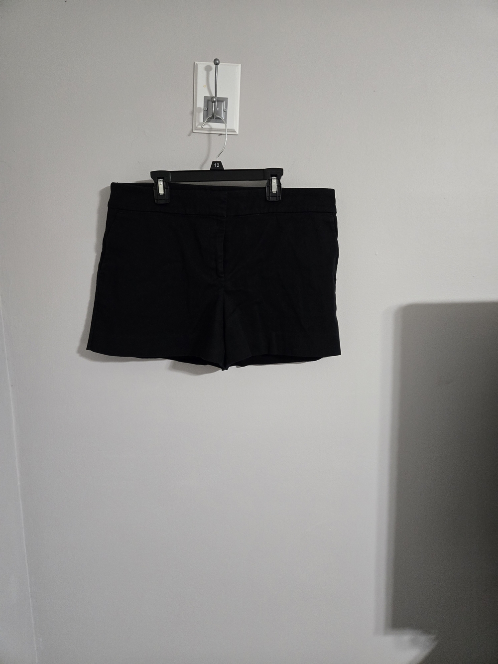 LOFT Black High Waist Tailored Shorts